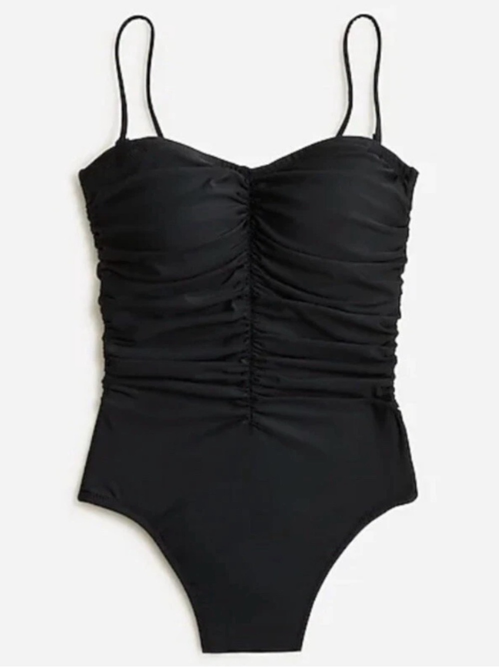J. Crew Ruched One-Piece Swimsuit - Picture 3 of 7